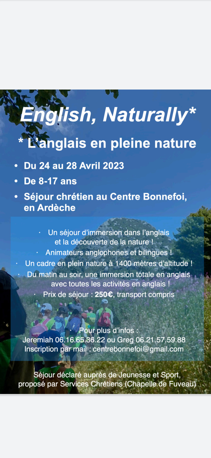 Camp English Naturally - l'anglais en pleine nature (07)