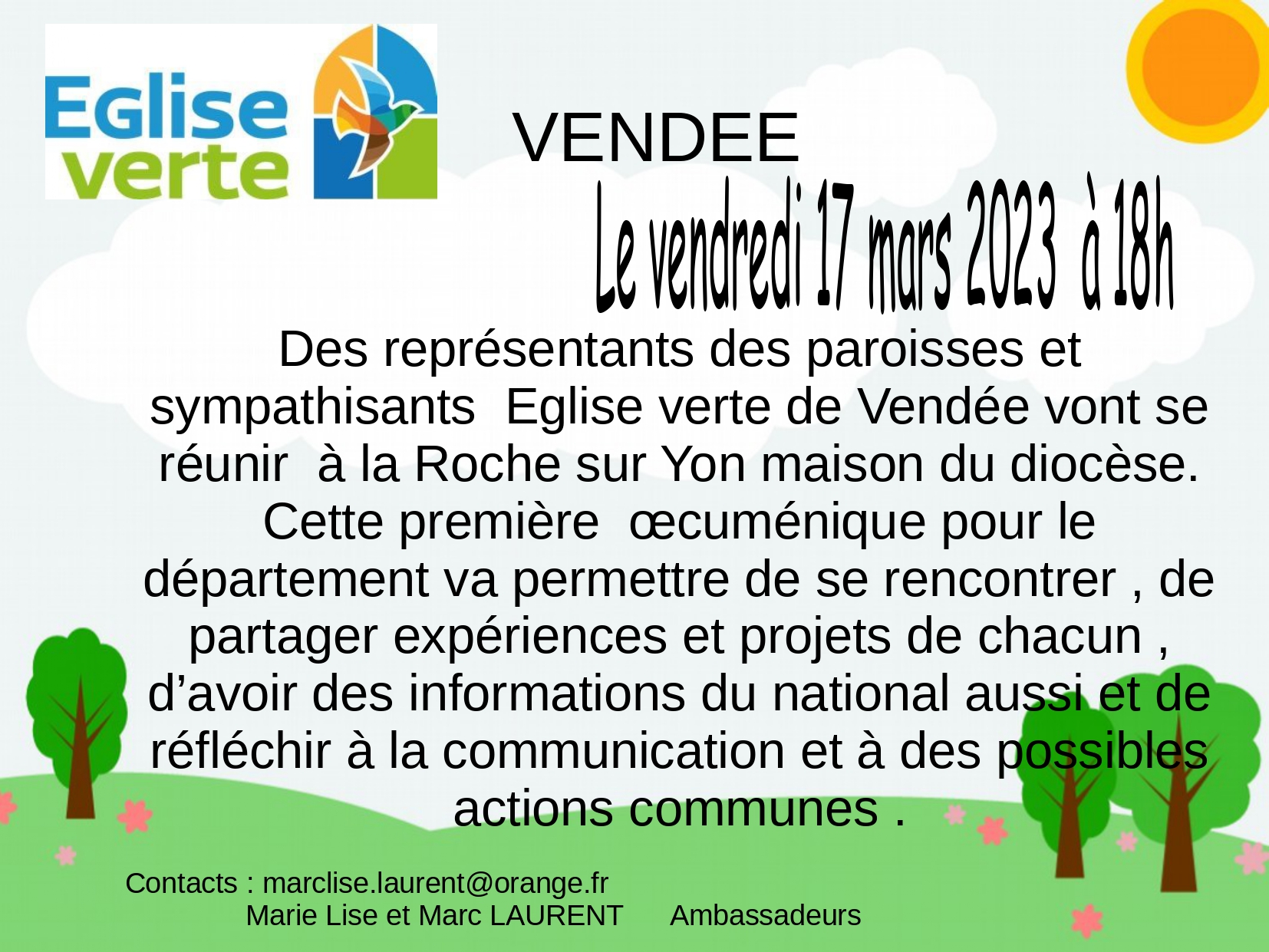 Rencontre des paroisses labellisées et sympathisantes en Vendée