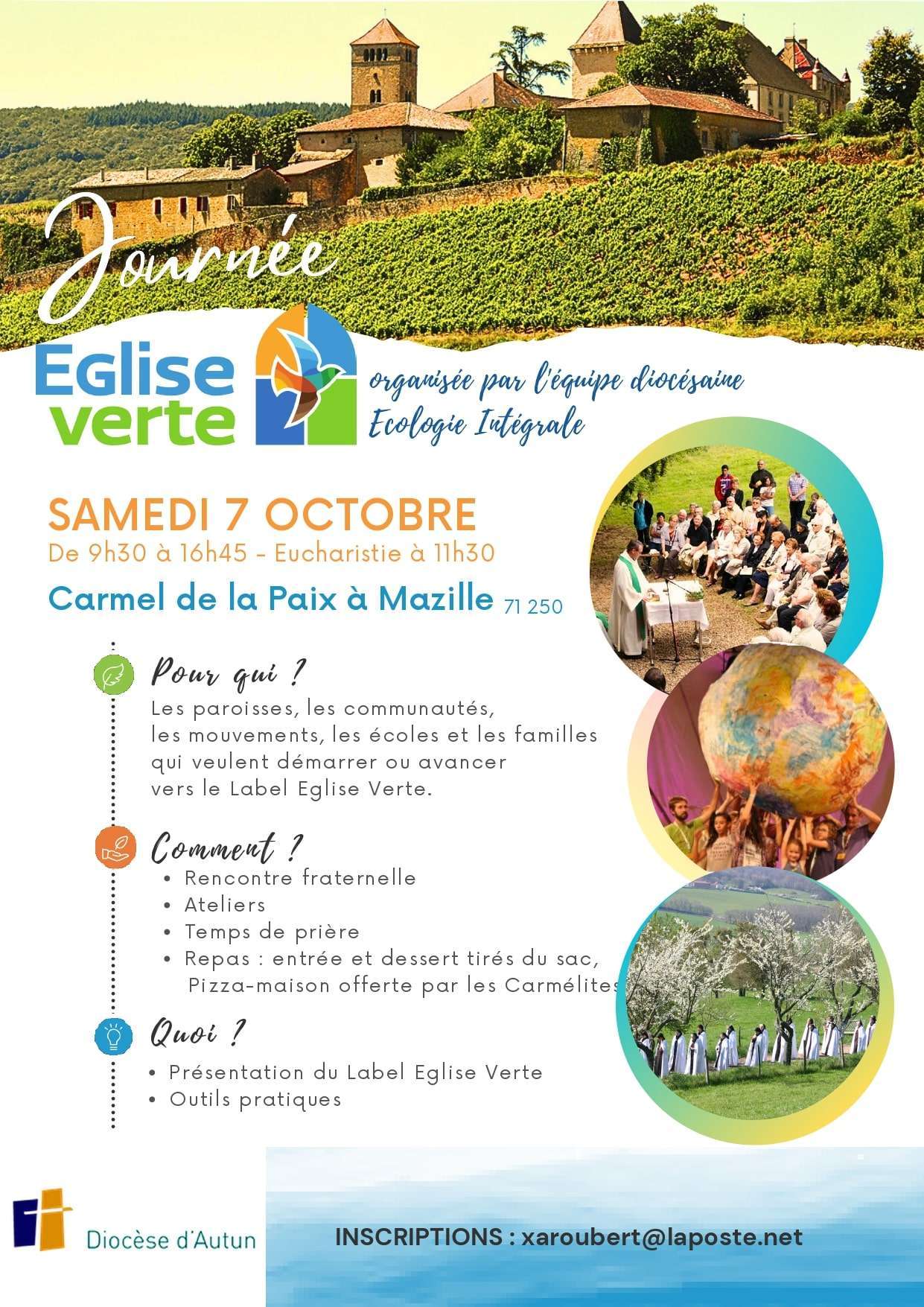 Journée Eglise verte à Mazille (71)