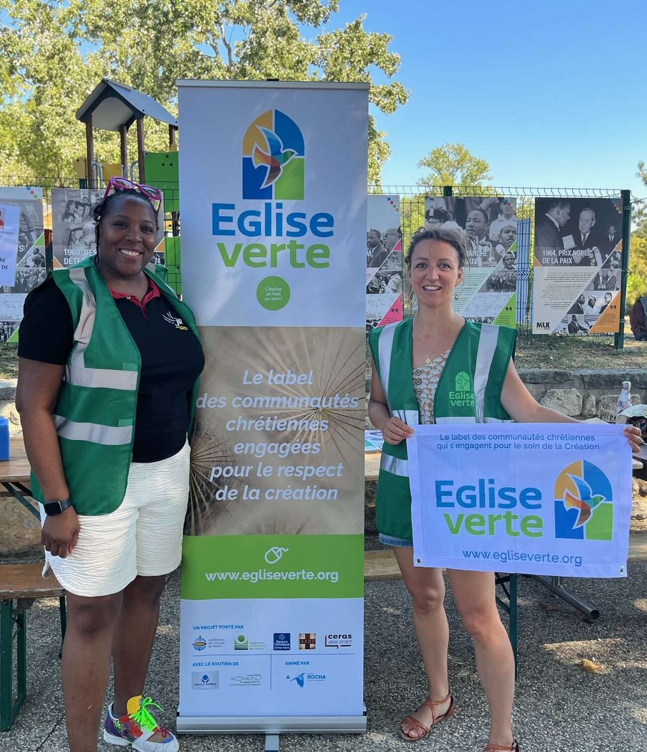 Mylène Peronet et Delphine de Monjour au Moulin de l'Ayrolles