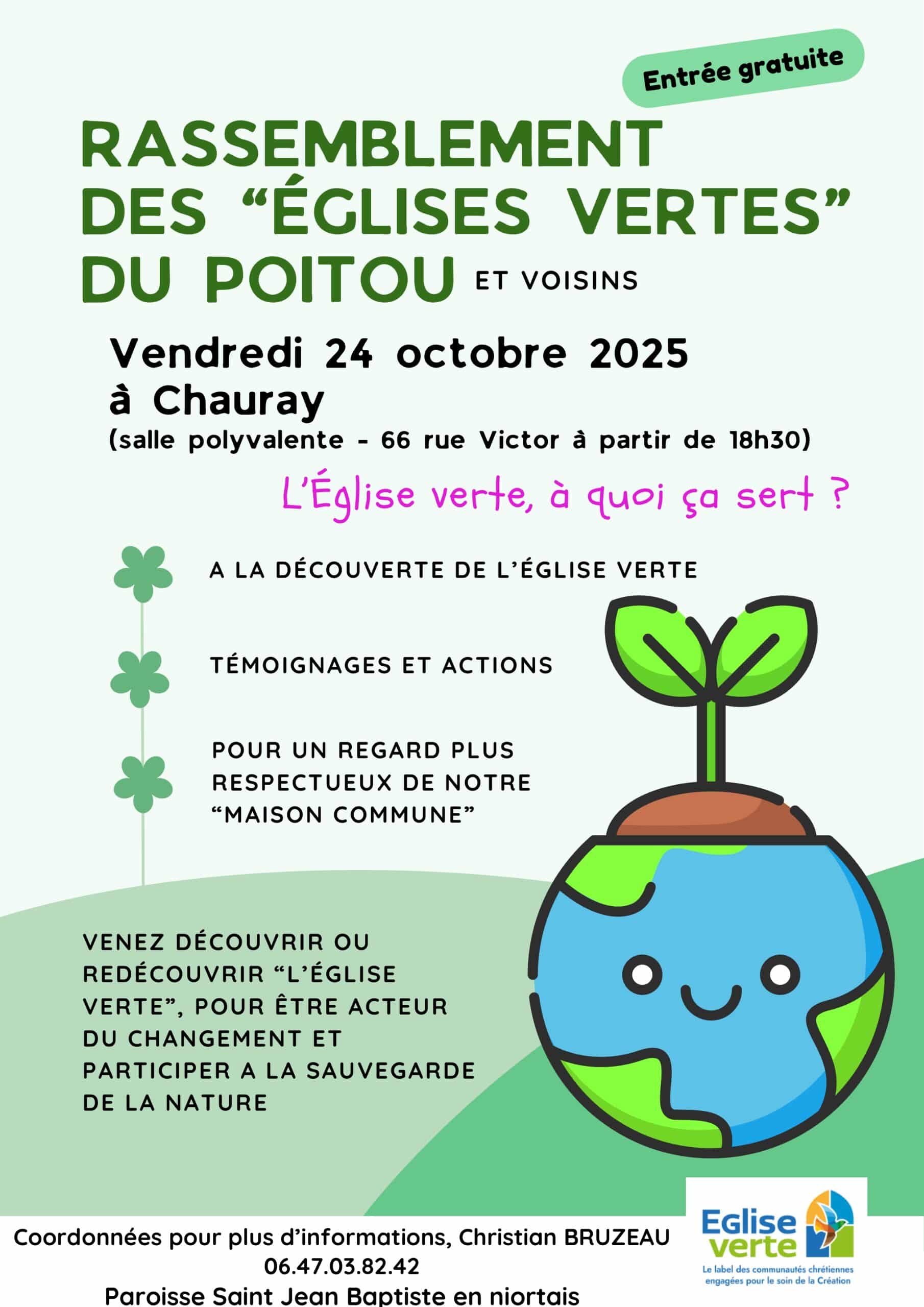 Rassemblement des Églises vertes du Poitou & voisins