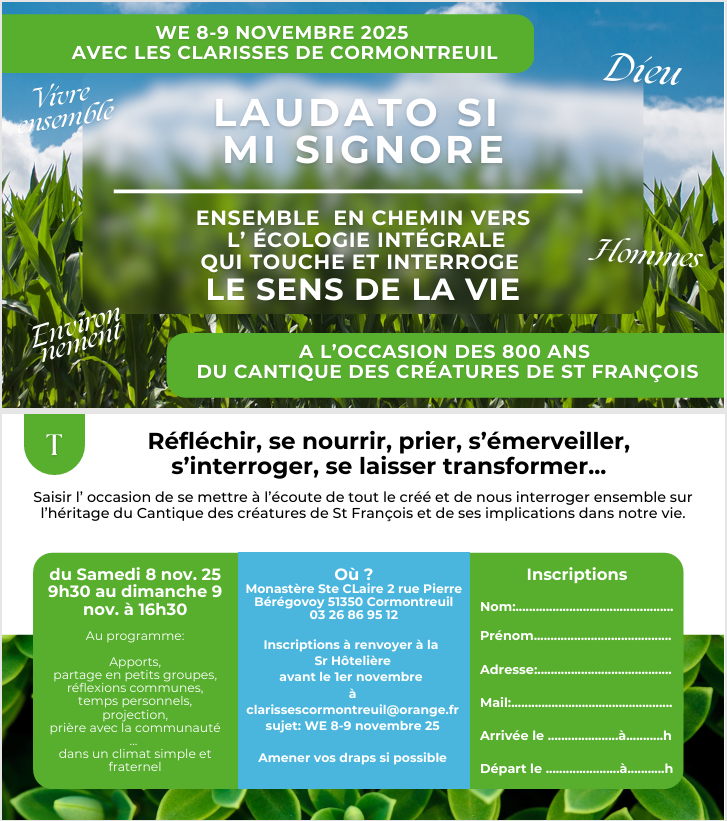 Week-end Laudato Si