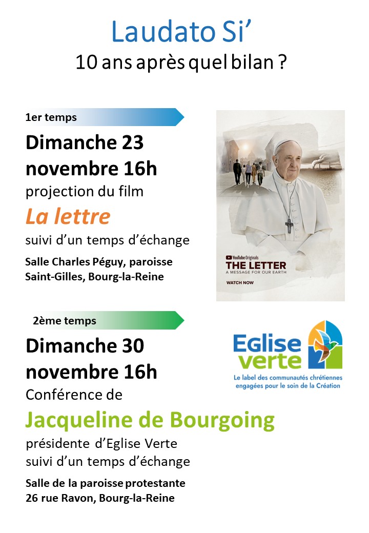 10 ans de Laudato Si' : conférence de Jacqueline de Bourgoing