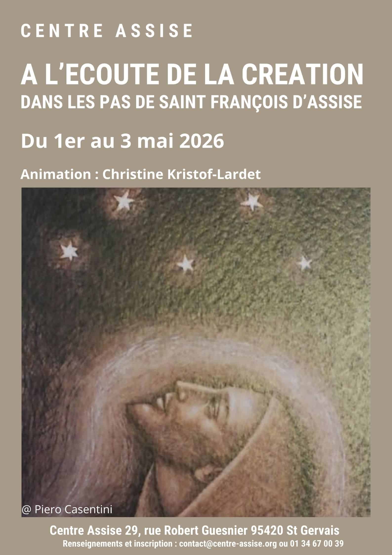 A l'écoute de la Création dans les pas de François d'Assise