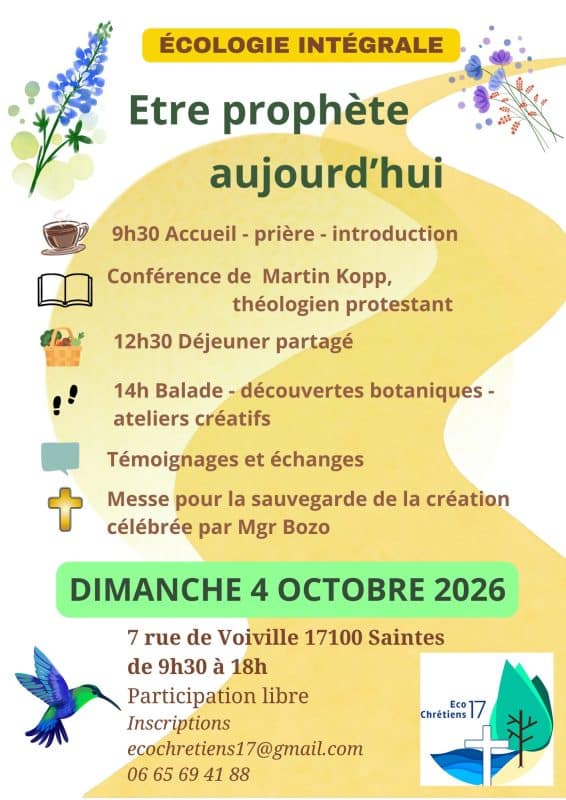 Journée de rentrée écologie intégrale 17