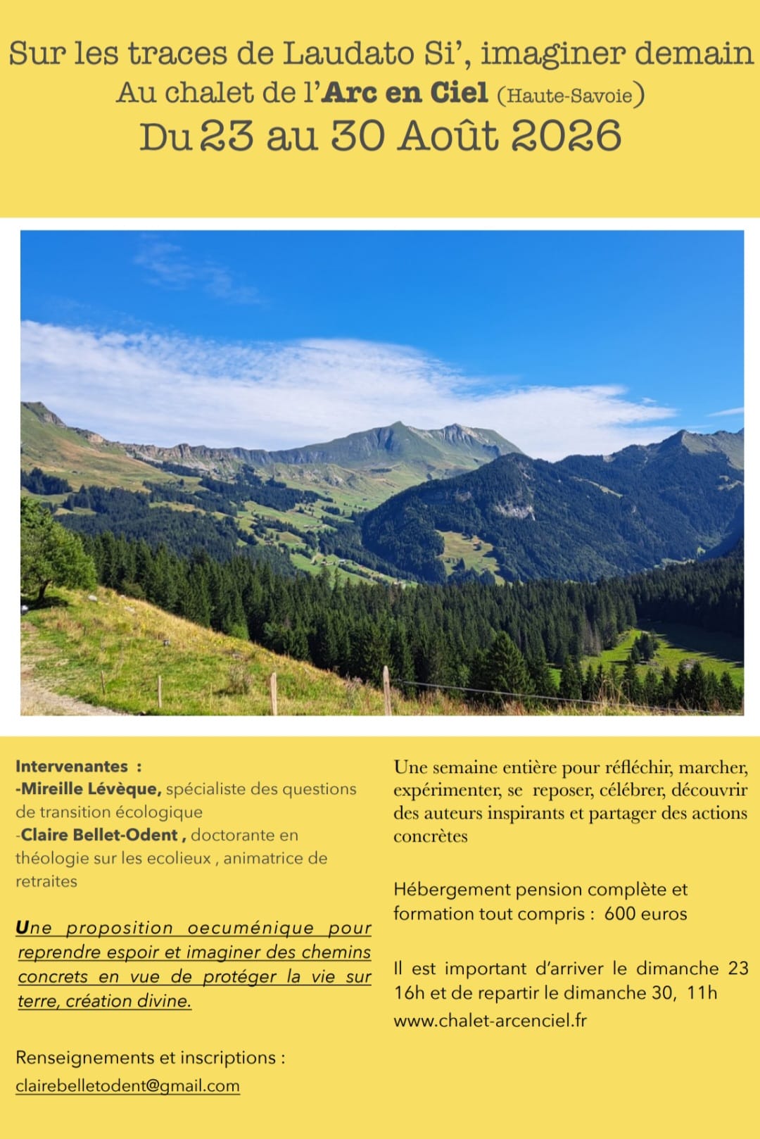 Sur les traces de Laudato Si', imaginer demain