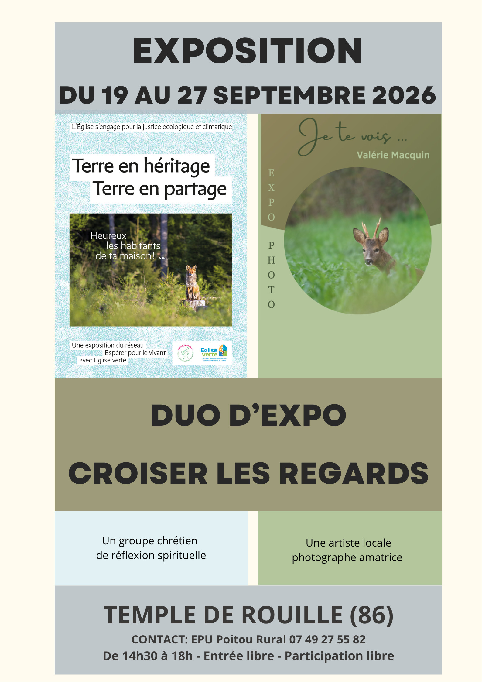 Expositions en duo