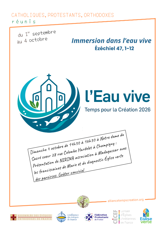 Temps pour la Création à Notre Dame du Sacré cœur à Champigny