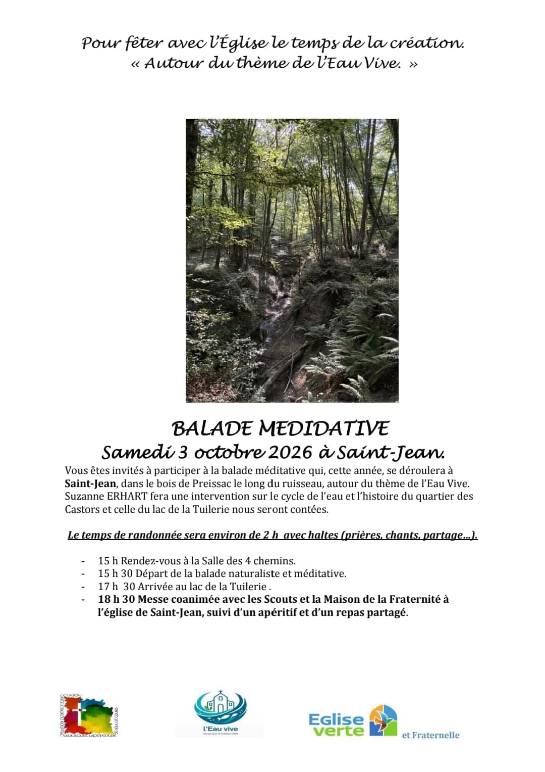 Balade méditative - Bois de Preyssac